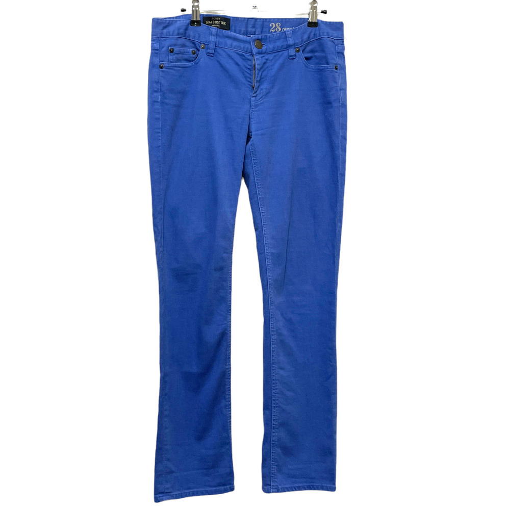 EUC Women’s Size 28 J. Crew Blue Light Wash Matchstick Skinny Ankle Denim Jeans
